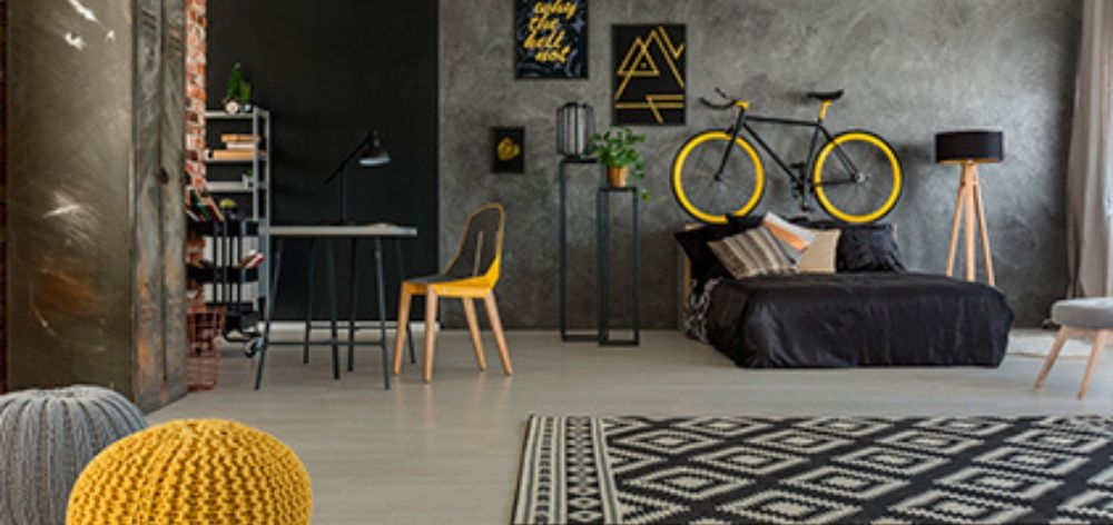 decoracion industrial habitacion